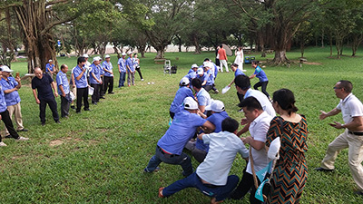 廣州林森環(huán)境-員工拔河活動